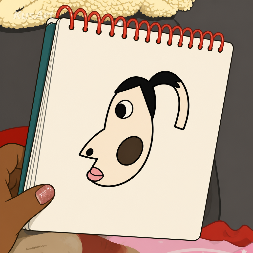 Mème de l'hyperpigmentation redessiné en dessin animé vectoriel net et plat