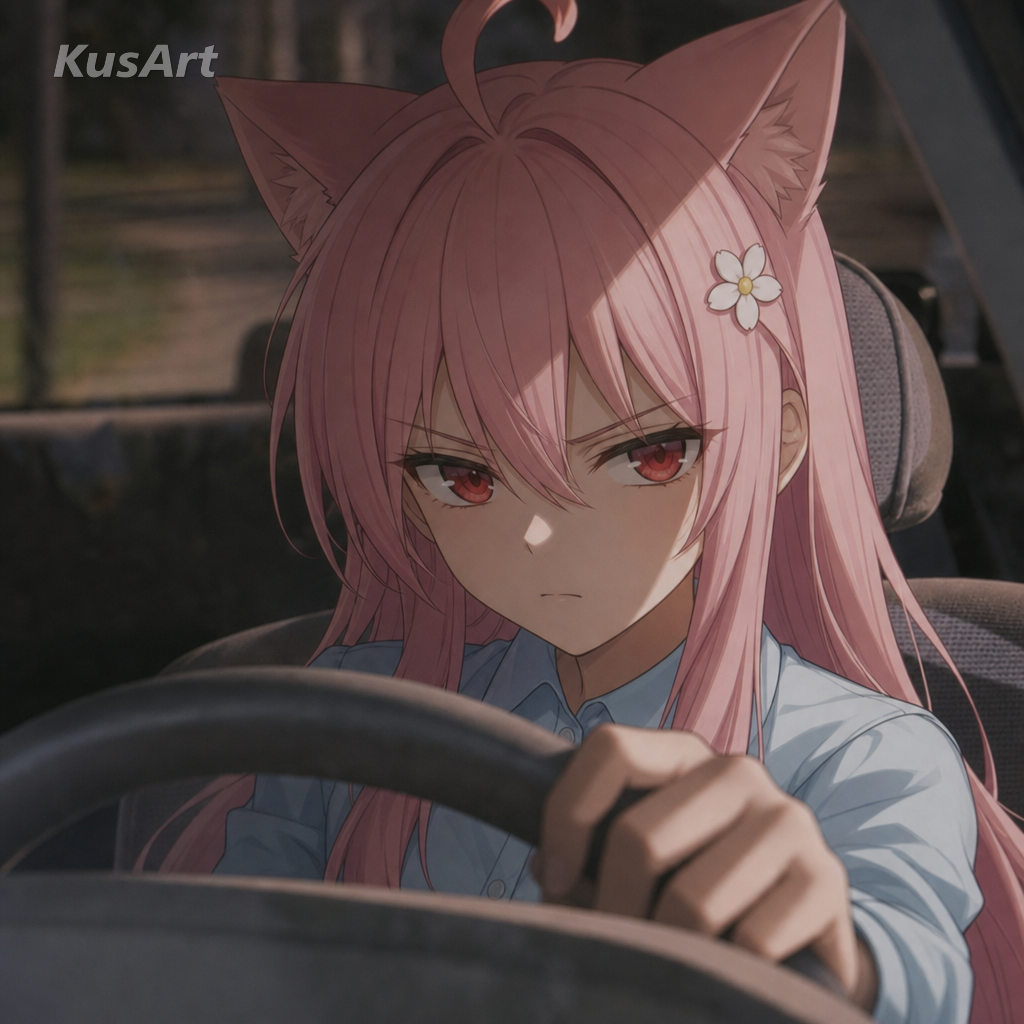 I-just-can't-prove-it-Meme neu erstellt mit einem Anime-Katzenmädchen, das einen misstrauischen zusammengekniffenen Blick wirft