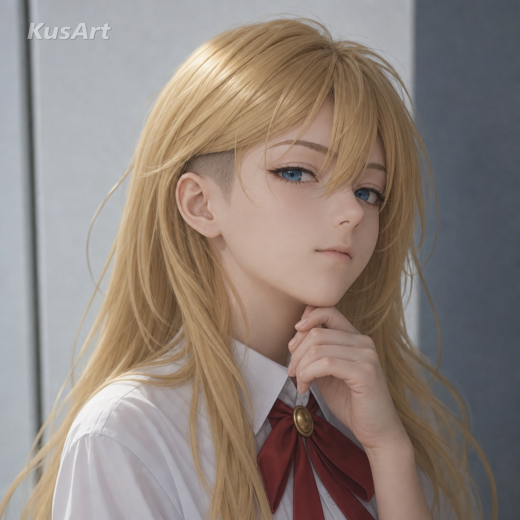 Mème low taper fade recréé avec un personnage d'anime affichant l'assurance d'un nouveau fade