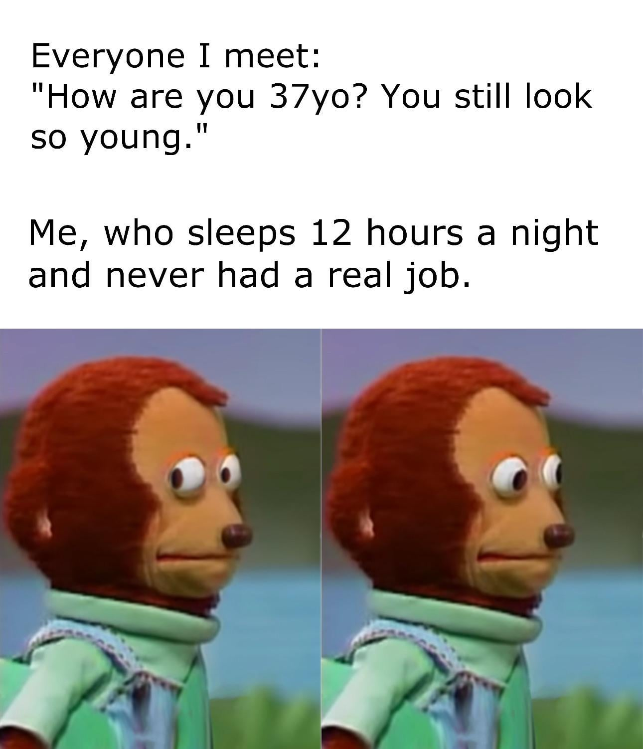 Monkey meme captioned with a doctor asking about pain and the awkward deflecting reply