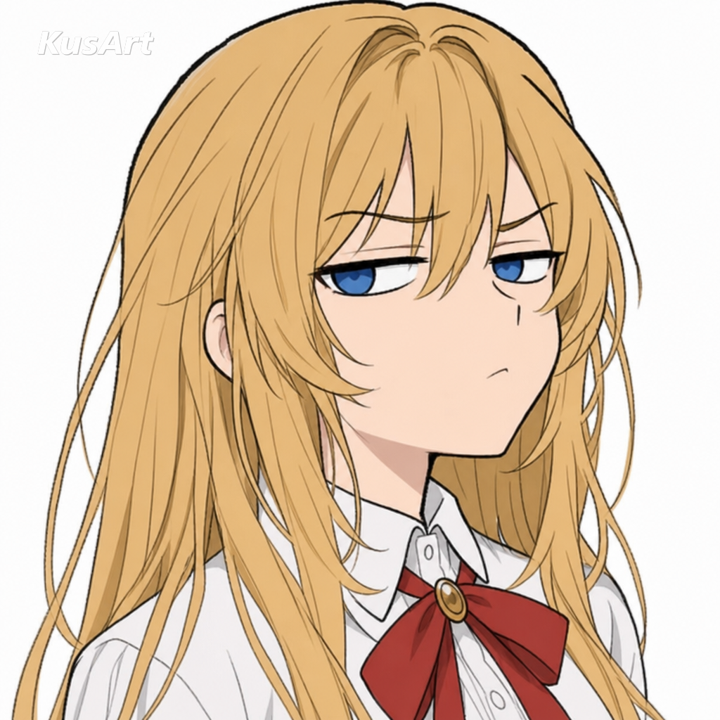 Reaktions-Memes neu erstellt mit einem Anime-Mädchen, das einen skeptischen Blick mit hochgezogener Augenbraue wirft