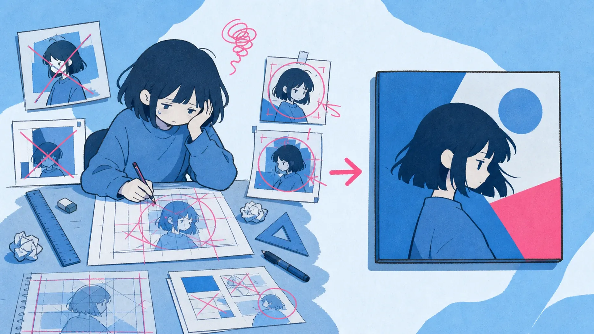 The Stuff That Usually Goes Wrong - AI Anime Album Cover Maker