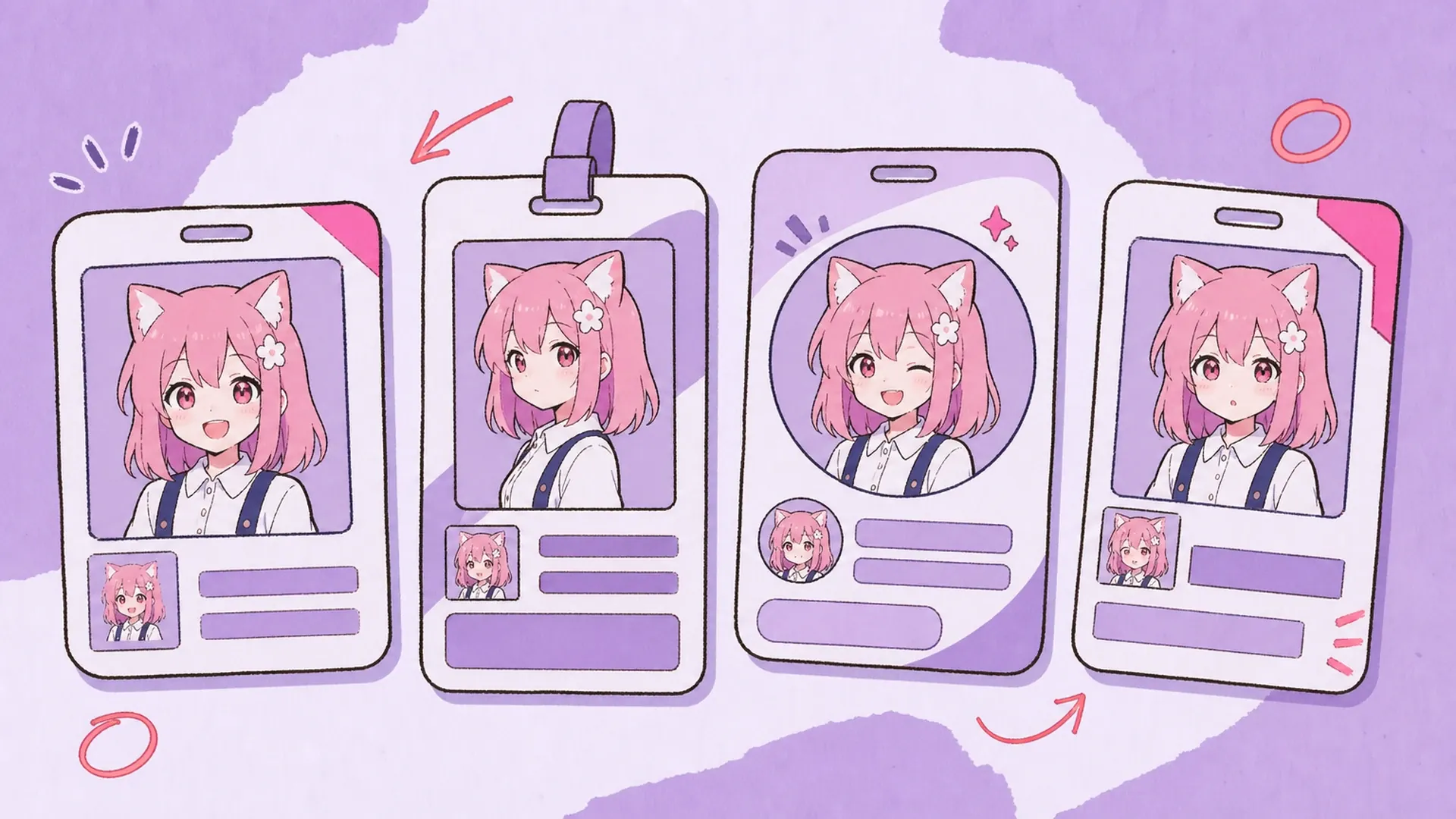 Warum ein spezielles Karten-Tool freies Layouten schlägt - AI Anime Schülerausweis-Generator