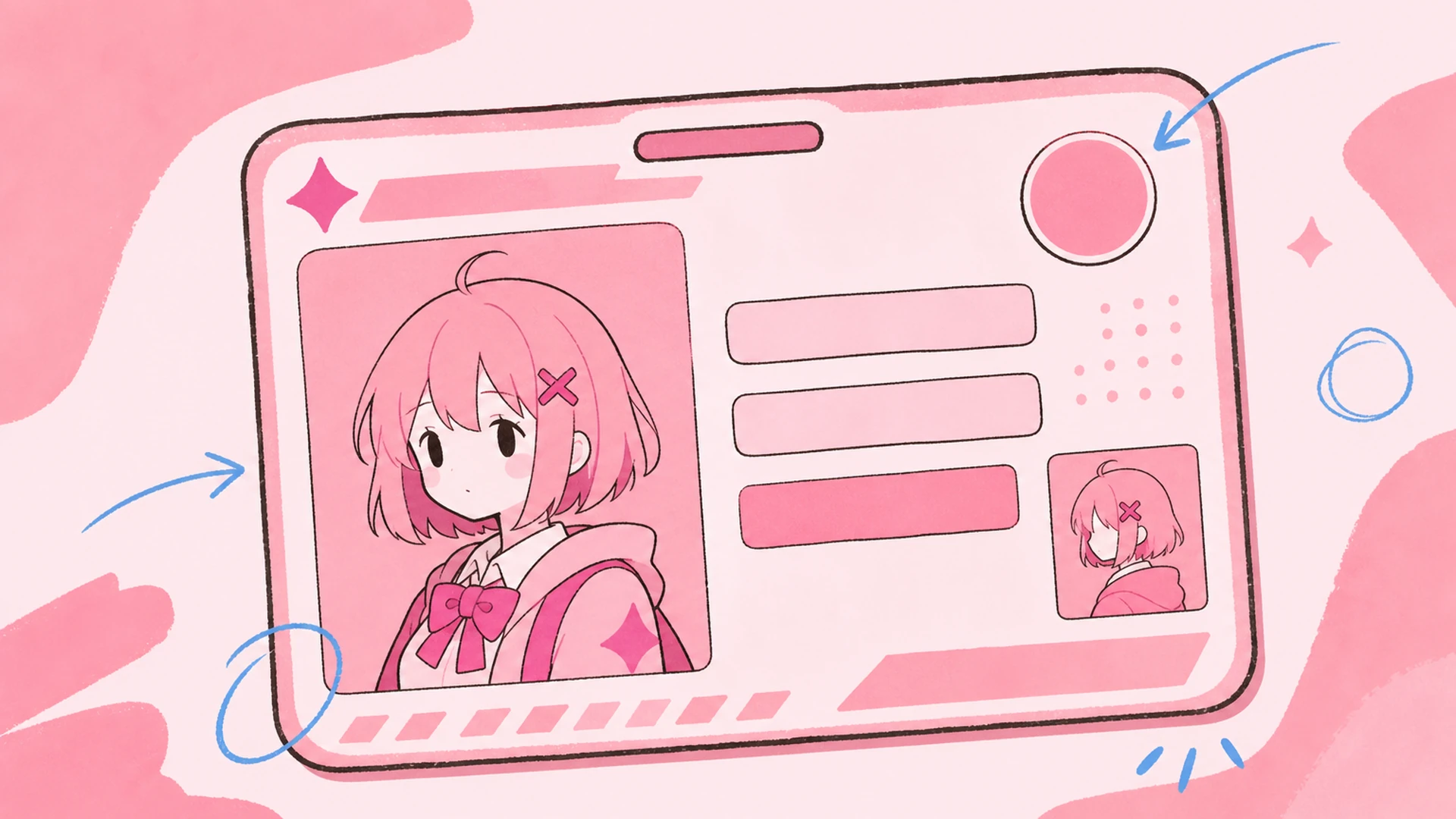 VTuber-Intro-Karte - AI Anime Schülerausweis-Generator