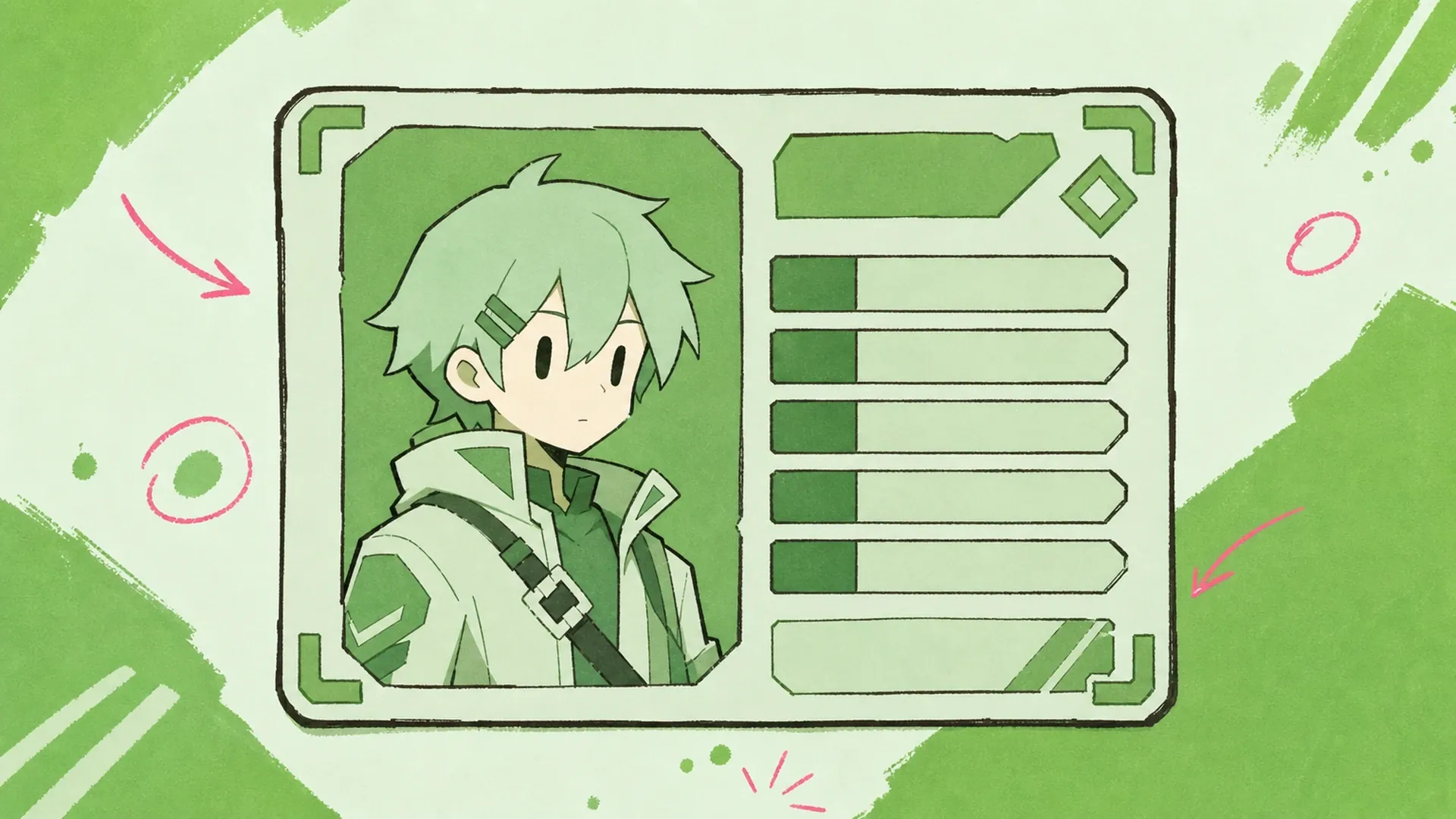 VTuber-Markenkarte - AI Gaming-Charakterausweis-Generator