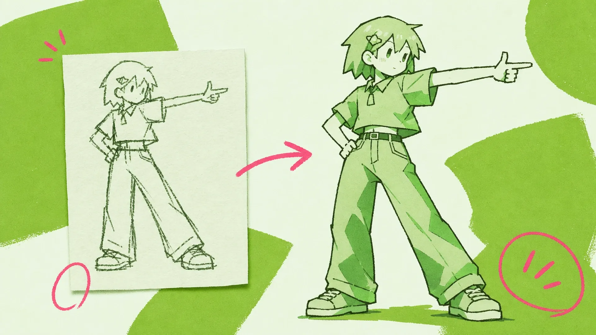 Custom Reference Images - AI Pose Changer